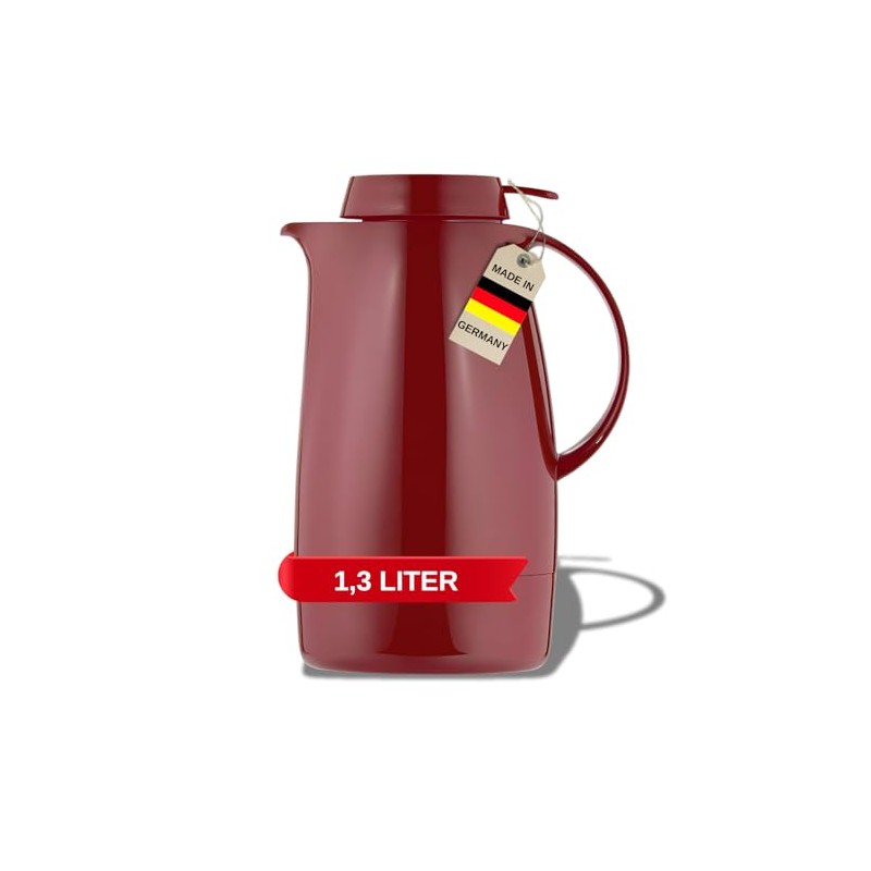 Helios Servitherm Vacuum Jug Red 1.3 Litre