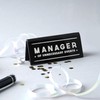 CGB Giftware | Manager Of Unnecessary Events Black Desk Sign
