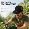 Solar Powered Fan Cap for Outdoor Cooling – USB Rechargeable