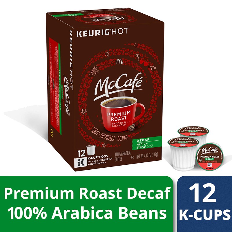 McCafe Decaf Premium Roast Keurig K-Cup, 12 ct