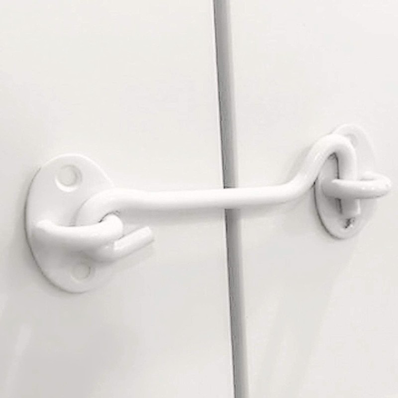 2Pcs 3 inch Barn Door Lock, Cabin Hook Eye Latch
