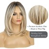 HAIRCUBE Pelucas En Capas Para Mujeres Peluca Sintética