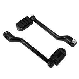 Shifter Lever Pegs Motorcycle Heel Toe Shift Pegs Kit Fit for Harley Touring Road King Electra Glide Street Glide 1988-2025, Trike 2008-2025, FL Softail 1986-2017 Black
