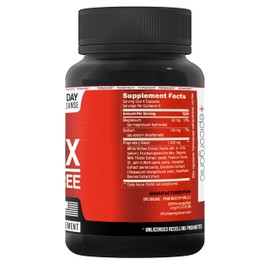 Epic Organicum 3 Day Detox Cleanse | Extra Strenght Detox | Promotes Healthy Gut Support | Colon Cleanse for Men & Women | Made in The USA | 36 Capsules