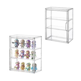 Blind box Acrylic Multifunctional Storage box Fully transparent Stackable Three layers Desktop Display box Dustproof Moisture-proof Storage cabinet Large capacity