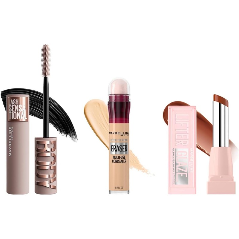 Kit Maybelline Mascara de Pestañas Lash sensational Body, Instant Age