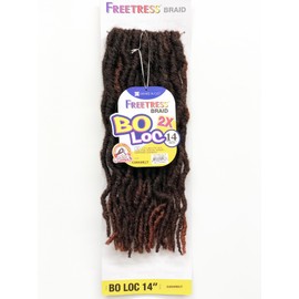 Freetress Braids 2X BO LOC 14" (CARAMELT) - Synthetic Crochet Braid