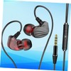 TEHAUX Ear Wired Earphone with Subwoofer Bass Earbud Headset for