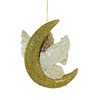 Bethany Lowe Celestial Crescent Moon Angel Ornament