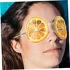 Baluue Elastic Band Eye Mask 3pcs Fruit Pattern Cold Eye