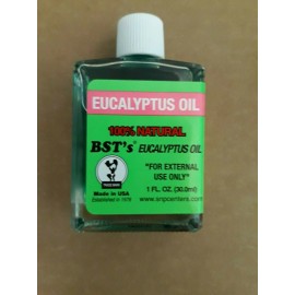 BST'S 2  : BST's Eucalyptus Oil 1FL Oz. Dau Khuynh-Diep (100% Thien Nhien) 30ml.  F