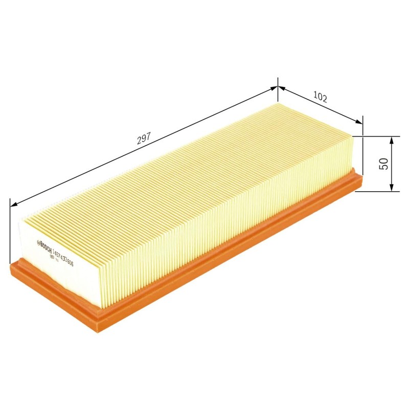 Bosch 1457433606 Air-Filter Insert