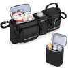 HODRANT Hanging Double Stroller Organizer, Compatible with Baby Jogger City