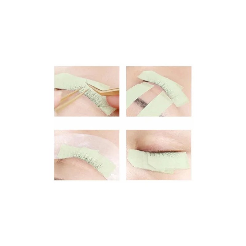 10 Cinta Micropore De Colores Para Pestañas Mink 1x1 Dama