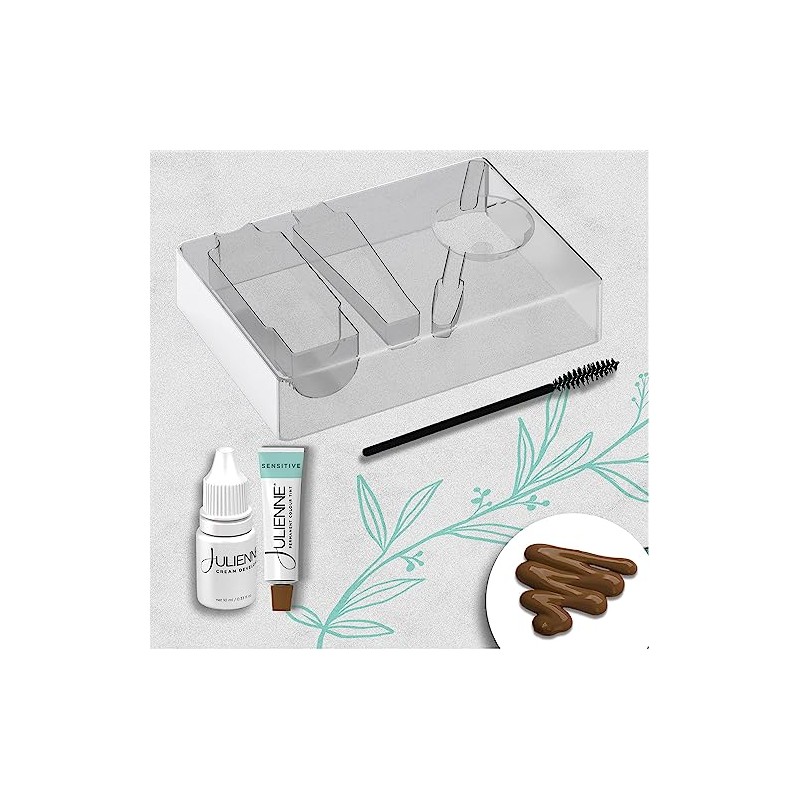 Julienne Brow Tint Kit Sensitive - Light Brown