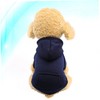 WOONEKY Dog Warmth Coat Pockets Customes for Pet Autumn Warmth