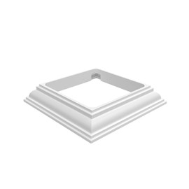 4"x4" Low Profile Base Trim, White