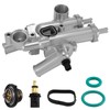Aluminium Engine Coolant Thermostat Housing Kit Compatible with Compass Patriot