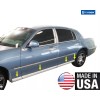 TYGER For 1998-2011 Lincoln Town Car Lower Rocker Panel Stainless