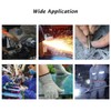 JNGTKL Cut Proof Gloves, 2 Pairs Gray Cut Resistant Gloves,