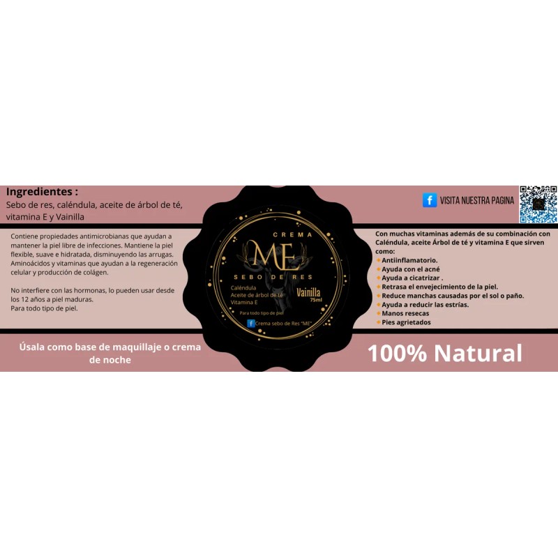 Crema Sebo Res Adicionado Caléndula Filtro Solar