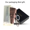 AOXONEL Women's Small Bifold Leather Wallet RFID Blocking Ladies Wristlet
