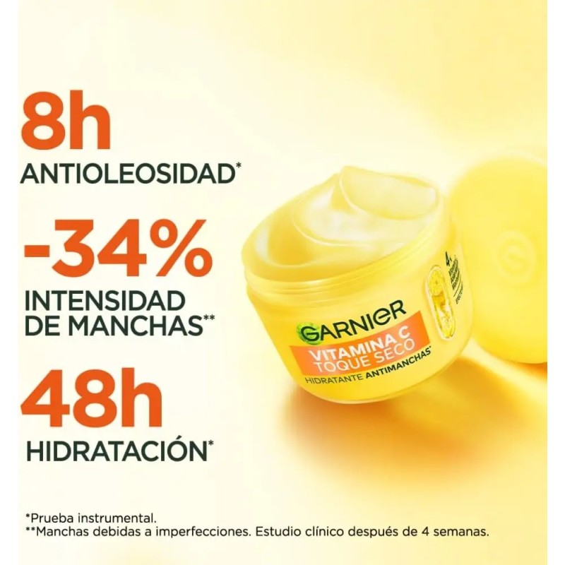 Hidratante Antimanchas Vitamina C Toque Seco 85g Garnier