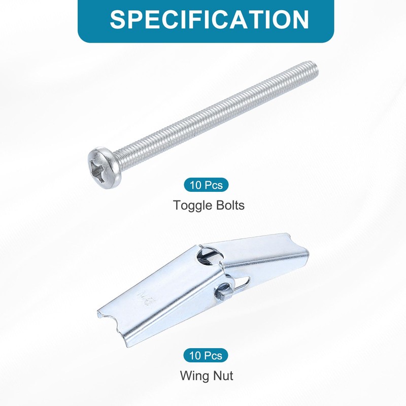 sourcing map M8 x 100mm Male Thread Spring Loaded Hollow