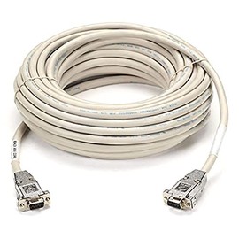 Black Box Null Modem Cable - DB-9 (F) to DB-9 (F) - 10 ft - Gray