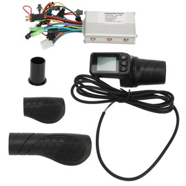 36V 48V 350W 13A Electric Bicycle Controller with LCD Display 128DX Half Twist Throttle Grip for Bicycle