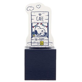 Sunstar Stationery Snoopy Memo Stand Fan Monica Navy S8101469