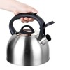 MAISCHOU Stove Top Whistling Kettle 2.5L Stainless Steel Color Silver