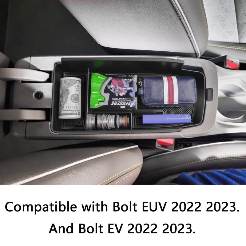 EDBETOS Center Console Organizer Tray Compatible with Chevy Bolt EUV