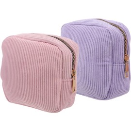 Veemoon Bolsa De Almacenamiento Para Toallas Sanitarias Neceser De Con Cremallera 2 Piezas Organizador De Compresas Menstruales Para Escuela Viajes Oficina Y Mochila