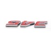 2Pcs 345 Emblems 3D Nameplate Premium Car Badge Decal Replatement
