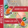 Spares2go Metal Blade compatible with Flymo Hover Vac Turbo Lite