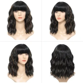 WAVE&BREEZE Pelucas De Cabello Sintético De Aspecto Natural, De 14 Pulga