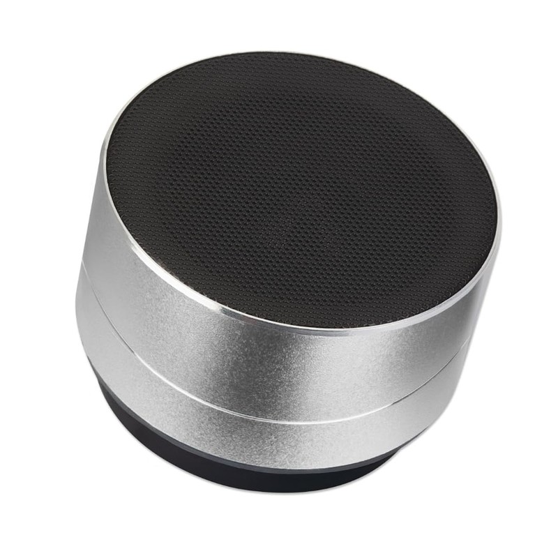 Manhattan Metallic LED Bluetooth Speaker Silver