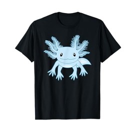 Blue Axolotl Funny Kawaii Axolotl Lover Men Women Kids T-Shirt