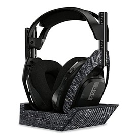 MightySkins Carbon Fiber Skin Compatible with Astro A50 Wireless Headphones + Base Station (Gen 4) - Onyx Marble | Protective, Durable Textured Carbon Fiber Finish | Easy to Apply | Made in The USA
