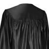 Endea Graduation Shiny Cap and Gown (Black, 51 (5'6" -