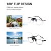 TERAISE Reading Glasses Clip On Magnifiers for Eyeglasses, Blue Light