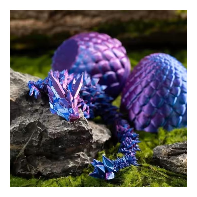 2 Packs Dragon Eggs with Dragon Inside, 3D Dragon Eggs