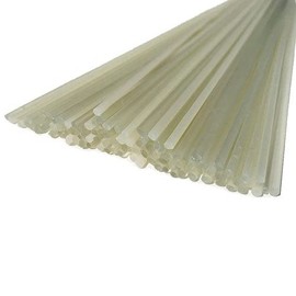 Maven Plastics - HDPE Natural (Off-White) Plastic Welding Rods, Coils, Reels - Triangle 5.7mm (7/32 in) / 12 inch Rod 20-Pack