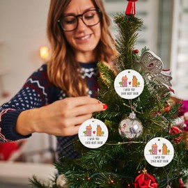 Friendship Gifts for Women, Friend Ornaments for Women, for Friends, Friends Christmas Ornaments,Fun Ornaments for Gift Exchange, Best Friend Christmas Ornaments