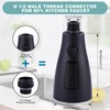 ARCORA Kitchen Faucet Spray Head Matte Black, 3-Function Kitchen Sink