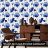 HOMETITUTE Blue Flower Wallpaper Peel and Stick Minimalist Botanical Contact
