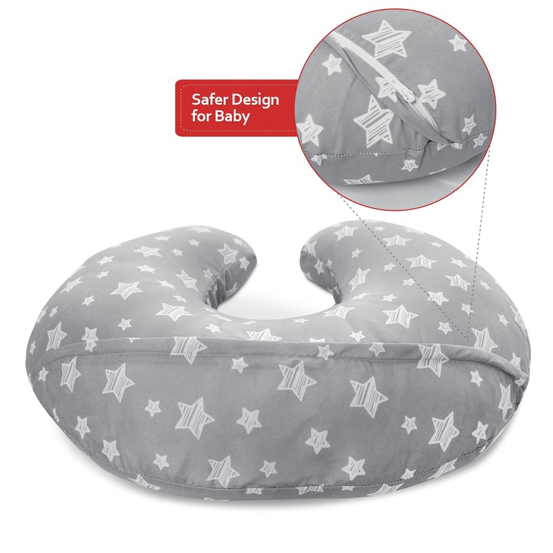 Pillow Cover for Infant Snug Fits Boppy Nursing Pillows, Breastfeeding