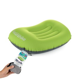 Naturehike Aeros Travel Pillow TPU Ultralight Inflatable Waterproof Compressorba Camping Pillow Sleeping Neck for Beach Hiking Backpacking (Green)