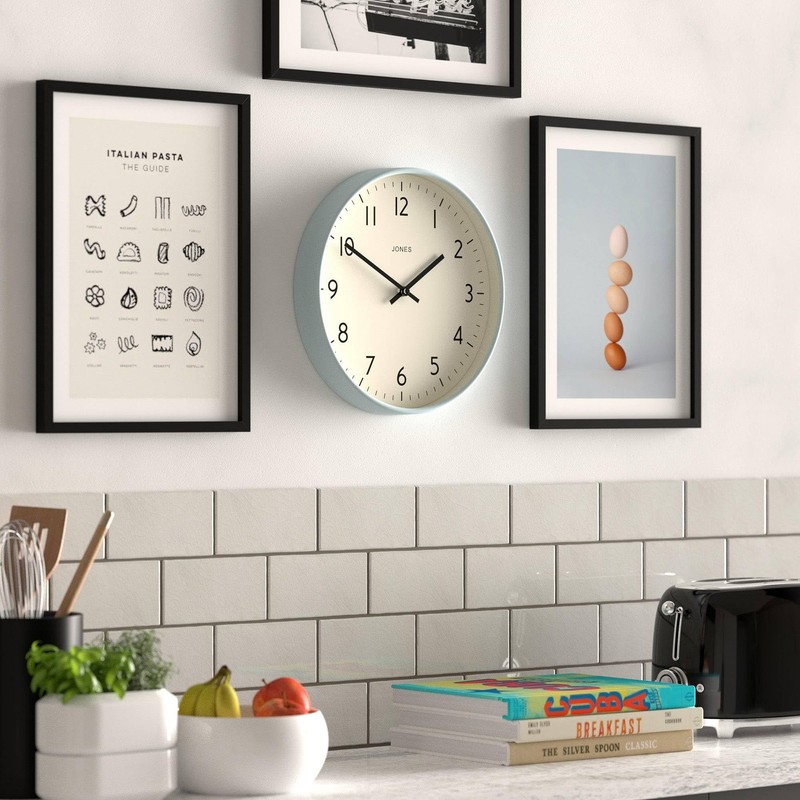 JONES CLOCKS® Studio Wall Clock | Modern Round Style |